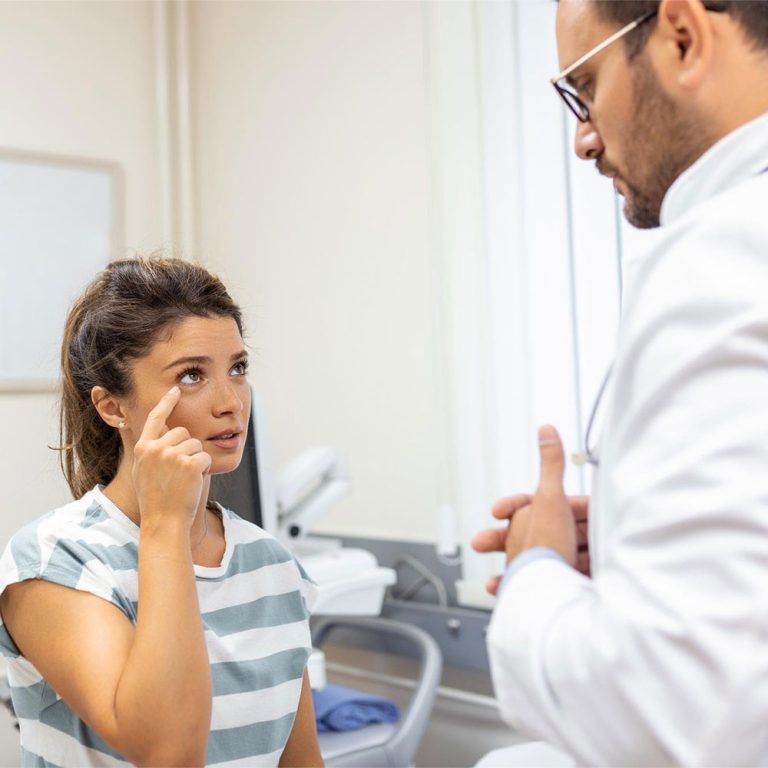 Poor-eye-contact